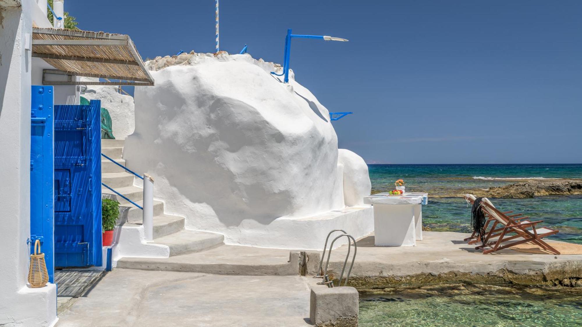 Esperanza Boathouses Mandrakia Exterior foto